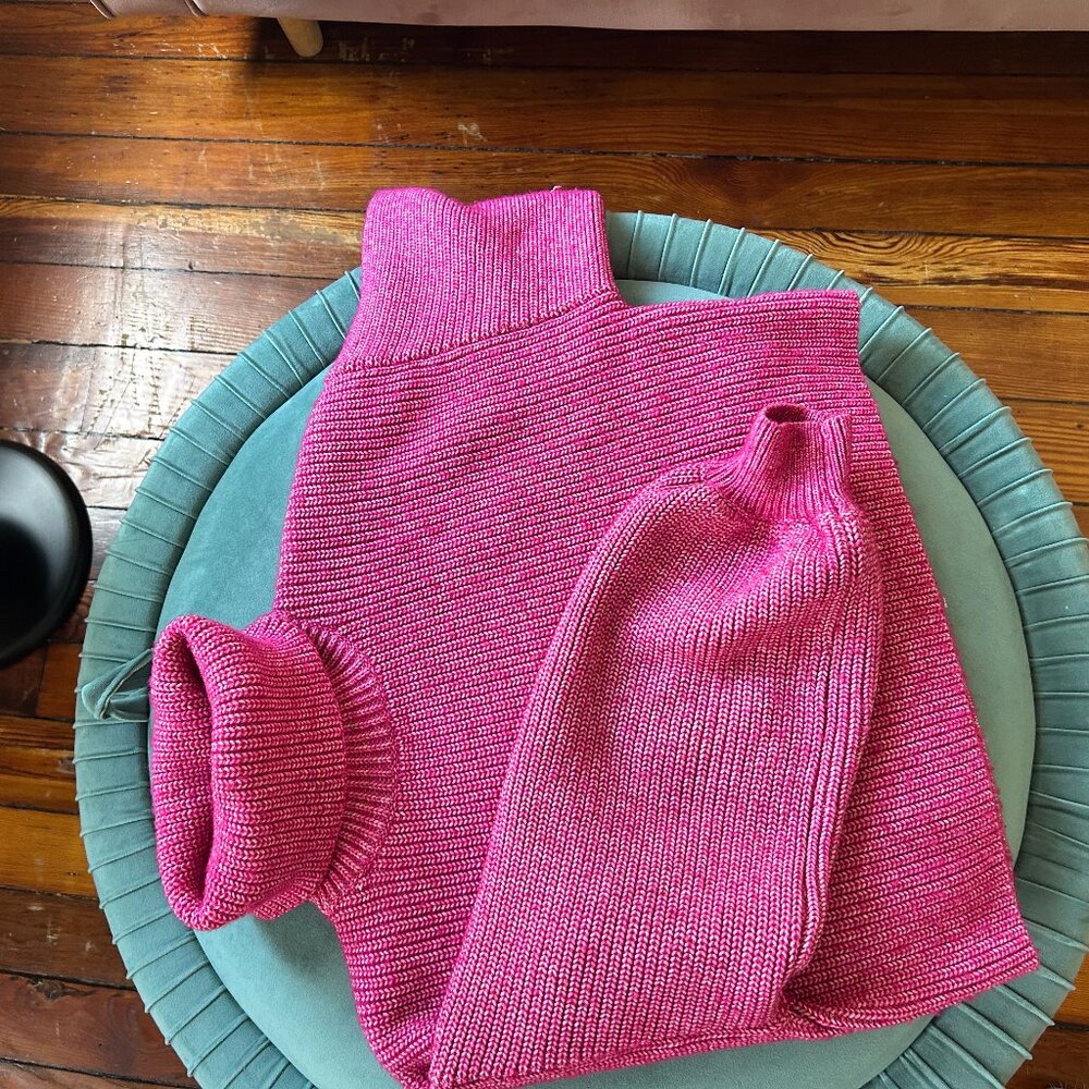 Pink crop jumper